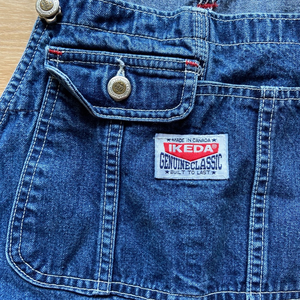 Vintage 90’s Ikeda Overalls Men's Blue Denim